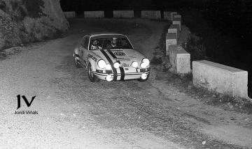 Alberto Ruiz-Giménez–Rafael Castañeda (Porsche 911S). Rallye 500 km nocturnos de Alicante 1971 (JAV Foto).